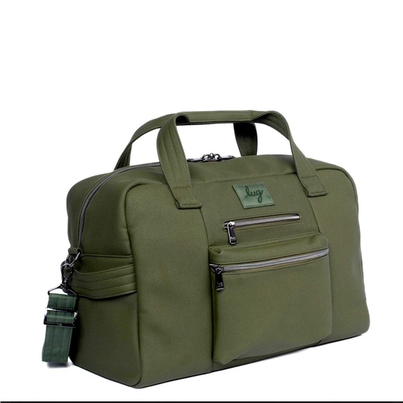 ✈️✈️  Lug Charger Matte Luxe Vegan Leather Bag - Touch feel tactile - Picture 2 of 15